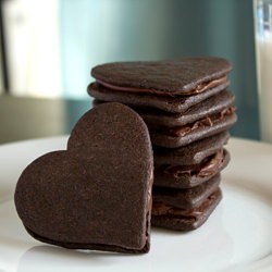 Chocolate Wafer Sandwich Cookies