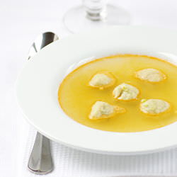 Canederli in a Fish Soup