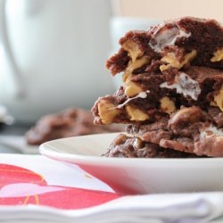 Chocolate, PB, Marshmallow Cookies