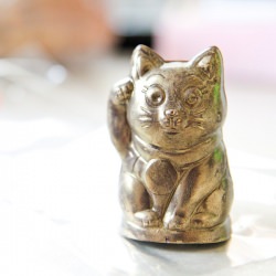 Chocolate Fortune Cat