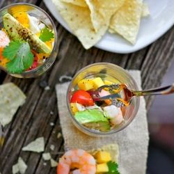 Red Fish Shrimp Ceviche