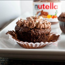 Chocolate Cupcakes w/Nutella Buttercream