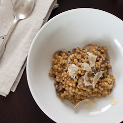 Mushroom Barley Risotto