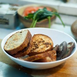 Mushroom Blue-Cheese Sandwiches