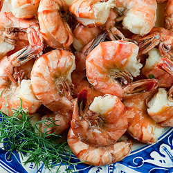 Shrimp with Beer