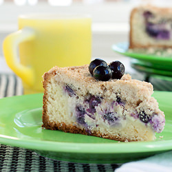 Blueberry-Lemon Cheese Crumbcake