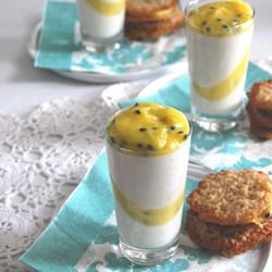 Passion Curd Panna Cotta