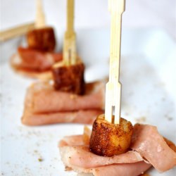 Scallops w/ Mushrooms & Ham