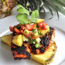 Blackened Salmon & Fruit Salsa