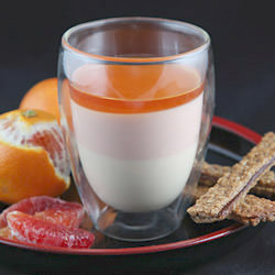 Vanilla & Blood Orange Panna Cotta