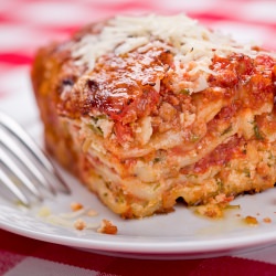 Lighter Whole Wheat Lasagna