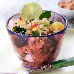 Quinoa Salad with Pineapple & Mint