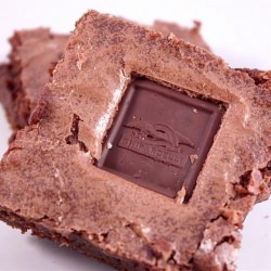 Candy Bar Topped Brownies