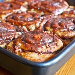 Banana Nut Nutella Cinnamon Rolls