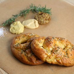 Rosemary & Sea Salt Soft Pretzels
