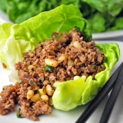 Minted Pork Lettuce Wraps