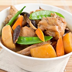 Potato, Mushroom and Chicken Stew