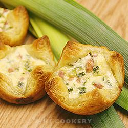 Leek and Ham Tarts