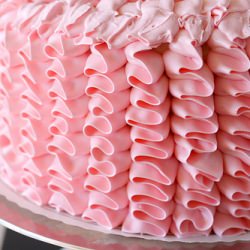 Pink Ruffle Cake