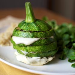 Certosa Cheese and Zucchini Tower