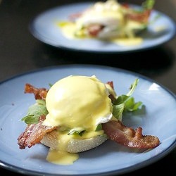 Lemony Eggs Benedict