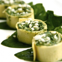 Spinach Rolls with Ricotta