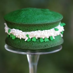 Green Velvet Whoopie Pies