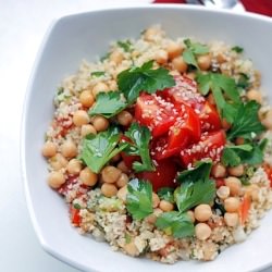 Chickpeas and Tomatoes Couscous