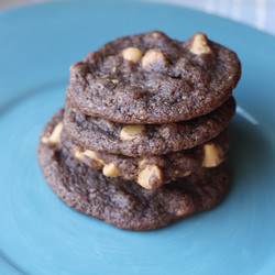 Chocolate PB Chip Cookies
