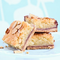Raspberry Frangipane Slice