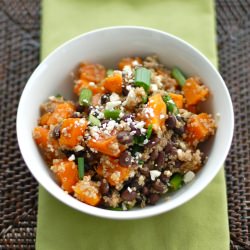 Butternut Squash & Black Bean Wrap