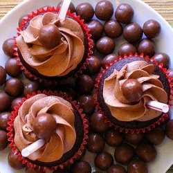 Chocolate Malt Cupcakes