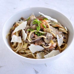 Pasta w/ Artichokes & Mushrooms