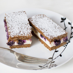 Blueberry Ginger Cheesecake