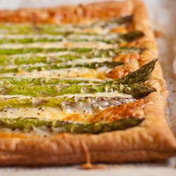 Asparagus and Gruyere Tart