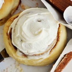 Cinnabon-Style Gourmet Cinnamon Bun