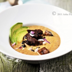 Vegemite Lamb and Black Beans