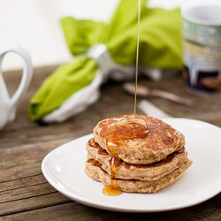 Gluten Free Cinnamon Oat Pancakes