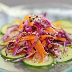 Salad with Sesame-Soy Dressing