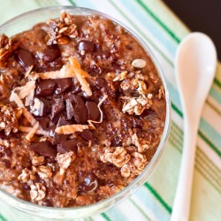 Double Chocolate Sweet Potato Oats