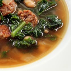 White Bean, Kale & Sausage Soup