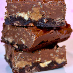 PB Cup Crunch Brownies