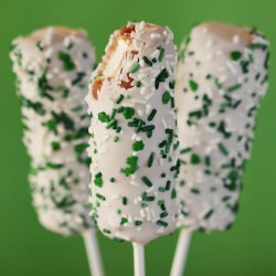 Caramel Chocolate Marshmallow Pops
