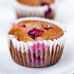 Clean Eating Cranberry Muffins