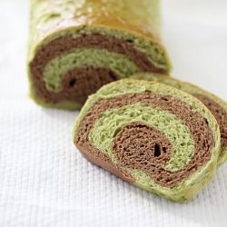 Matcha Chocolate Swirl Bread