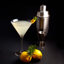Fresh Rosemary Lemontini