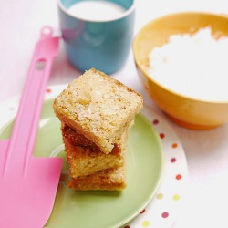 White Chocolate Coconut Blondie