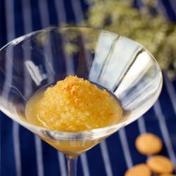 Apple Sorbet with Amaretti