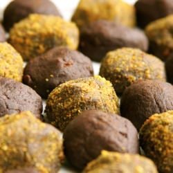 Potato and Chocolate Cake Balls