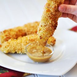 Honey Mustard Panko Chicken Fingers